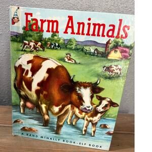 Farm Animals A Rand McNally Book-Elf Book 1952